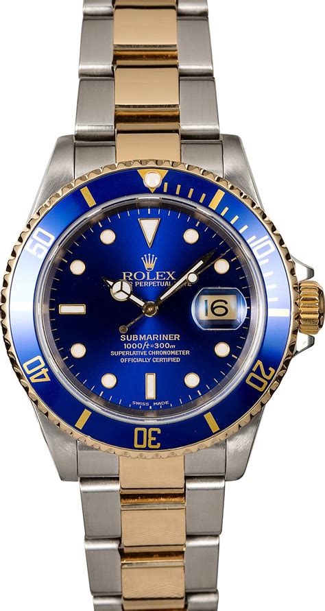 used blue face rolex|pre owned rolex submariner blue.